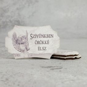Nyomtatott dekorkarton - Szívünkben örökké élsz 3db/cs