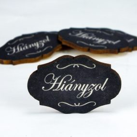 Nyomtatott dekorkarton - Hiányzol 5db/csomag