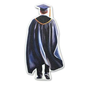 Nyomtatott dekorkarton- Diplomaosztó ballagás fiú 12,5cm