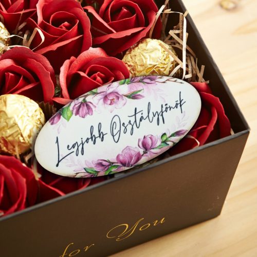 Nyomtatott dekorkarton - Legjobb osztályfőnök ovál tábla 3db