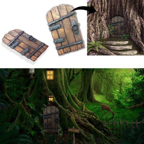 Nyomtatott dekorkarton - Törpajtó erdei