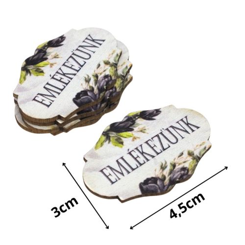 Nyomtatott dekorkarton - Emlékezünk 5db/csomag