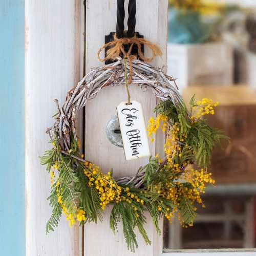 Nyomtatott dekorkarton - Édes Otthon biléta 5db/csomag