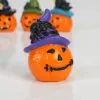 Halloween kalapos tökök 4db/csomag