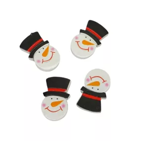 Cilinderes hóember fej öntapadós 4 db/csom