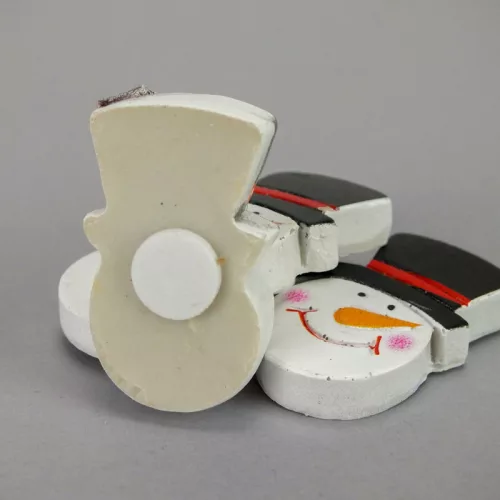 Cilinderes hóember fej öntapadós 4 db/csom