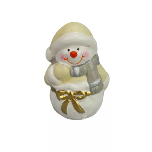 Kerámia hóember dobozban