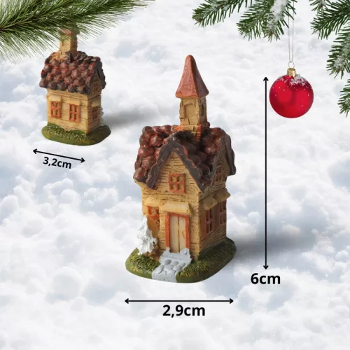 Kerámia tornyos házikó