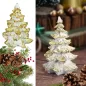 Poly fenyőfa fehér-arany