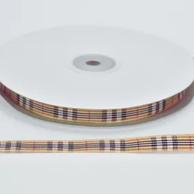 Szalag burberry mintás 1cm x 45méter