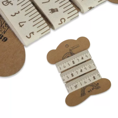 Textil szalag mintás 1,5cm 3x90cm