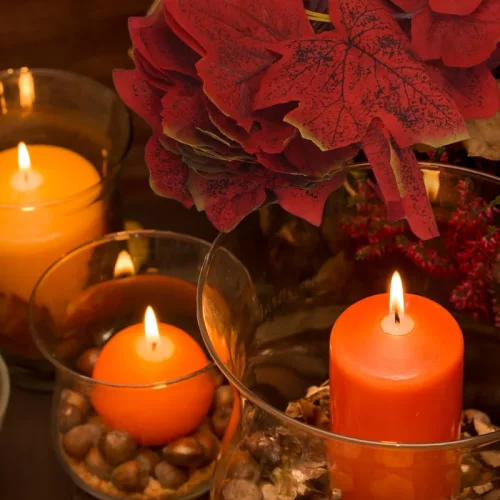 Őszi falevelek vegyes színek 6x48db/csomag - OKOSÁR!