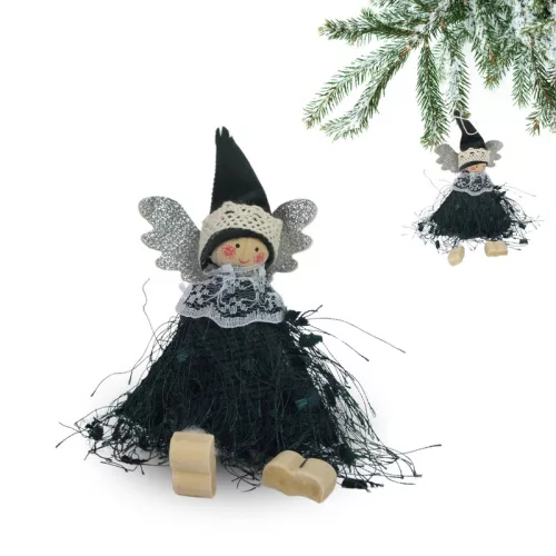 Zöld rojtos ruhás tündér