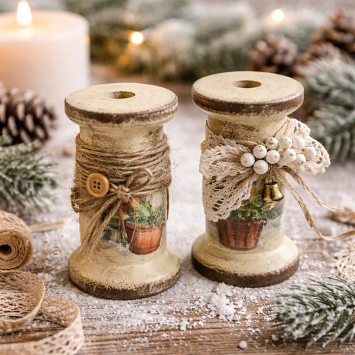 Fa orsó mini 1,9x3cm 10db/csomag