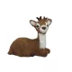 Őzike ülő barna prémium 6cm