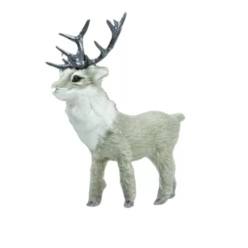 Szarvas szürke prémium 13cm