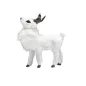 Bőgő szarvas fehér prémium 10cm