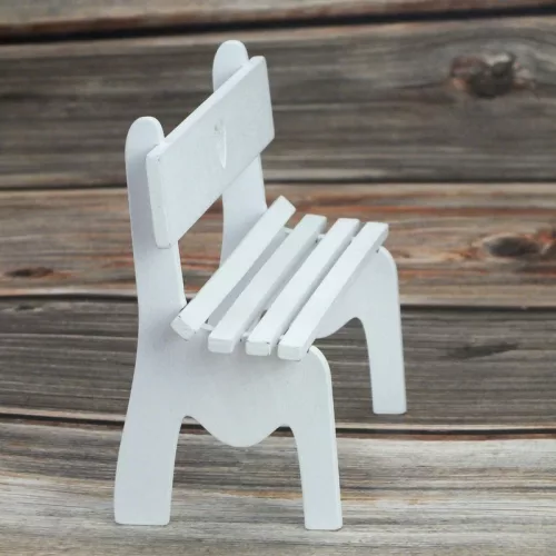 Fehér szíves pad 16,5x7x12,5cm - KIFUTÓ