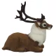 Fekvő szarvas barna prémium 10,5cm