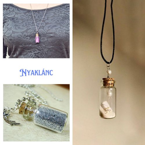 Üvegcse parafadugóval 3*5cm 12db/dob