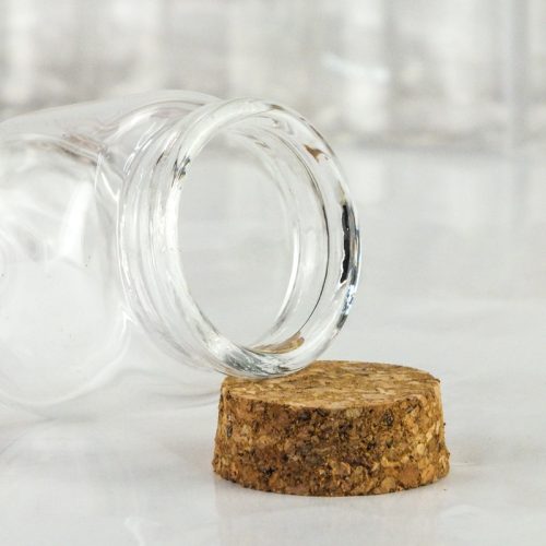 Üvegcse parafadugóval 4,7*5cm 6db/dob