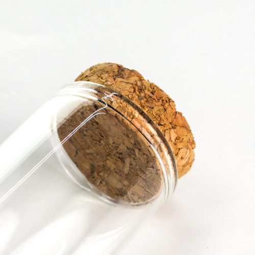 Üvegbúra parafadugóval 3,7*7cm 8db/dob