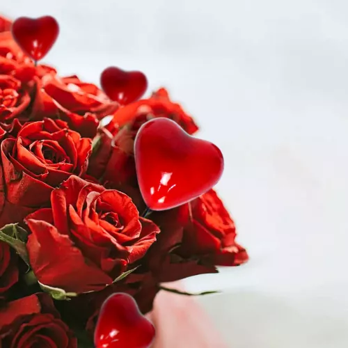 Szív pick piros OKOSÁR 100db/csomag - OKOSÁR!