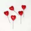 Szív pick piros OKOSÁR 100db/csomag - OKOSÁR!