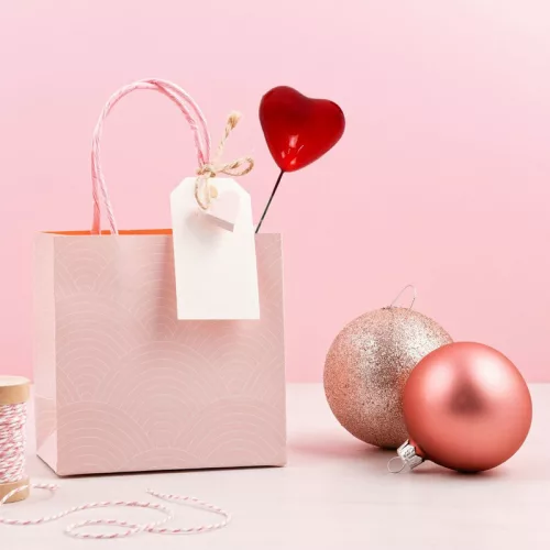 Szív pick piros  3,5x4cm 5db/cs.