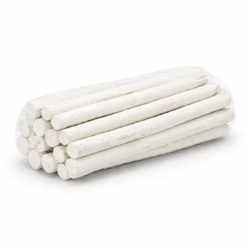 Fehér fa rudak 21cm 300gr/cs