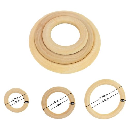 Natúr fa karika 4,5cm 300db/csomag - OKOSÁR!