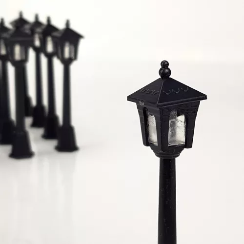 Kandeláber műanyag fekete 20db/cs