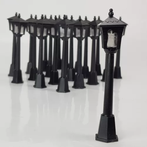 Kandeláber műanyag fekete 20db/cs