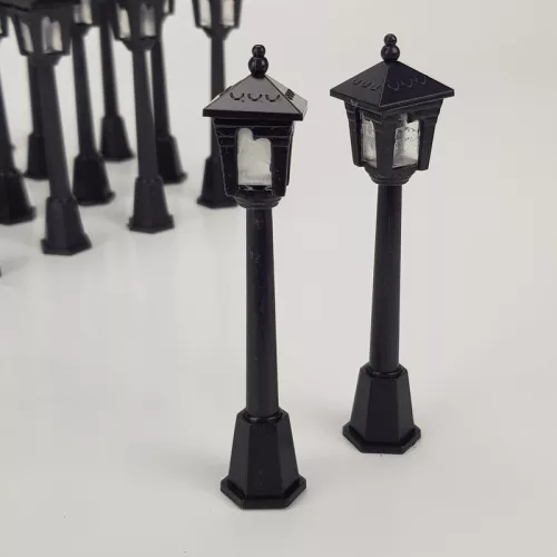 Kandeláber műanyag fekete 20db/cs