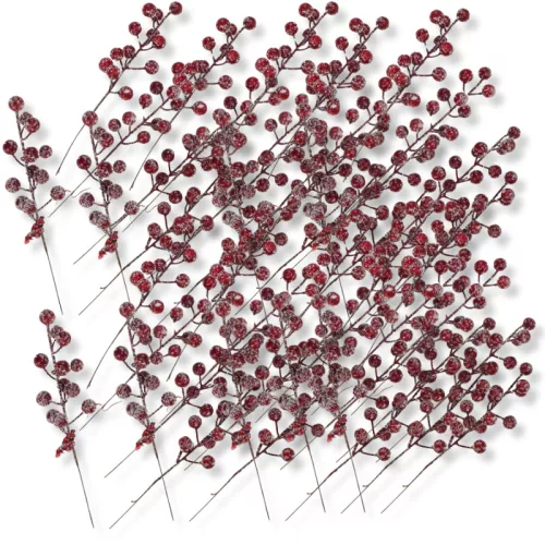  Havas piros bogyós ág 50db/csomag 72/#