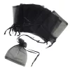 Organza tasak fekete 12db/cs
