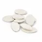 Fehér ovális faszeletek 5-6cm 0,5kg/csomag