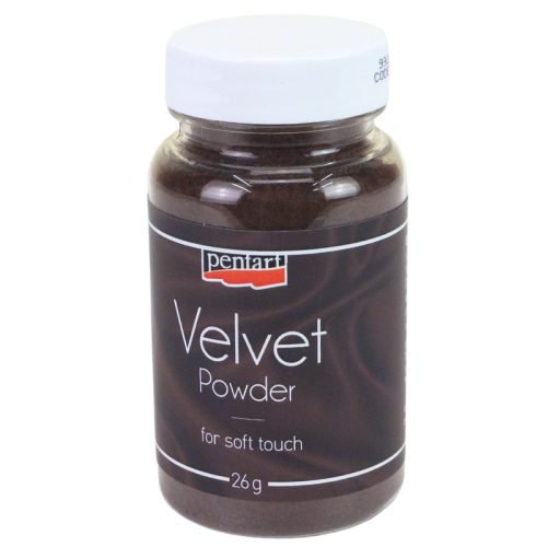 Pc Bársonypor nagy földbarna 26g