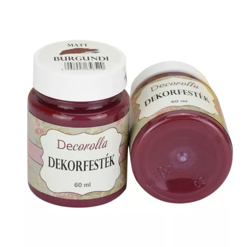 Decorolla matt dekorfesték 60ml burgundy