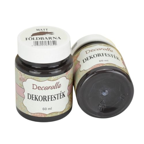 Decorolla matt dekorfesték 60ml földbarna