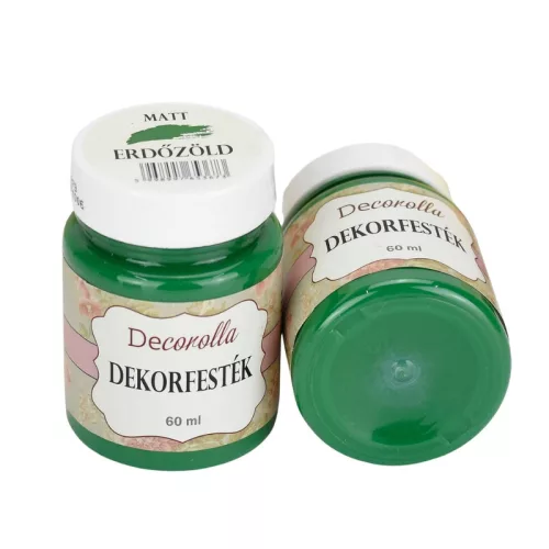 Decorolla matt dekorfesték 60ml  erdőzöld