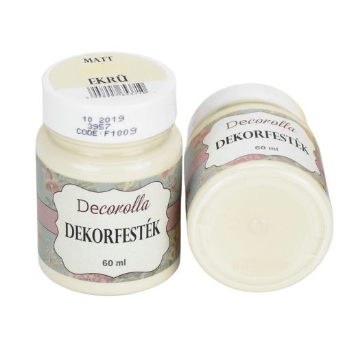 Decorolla matt dekorfesték 60ml ekrü