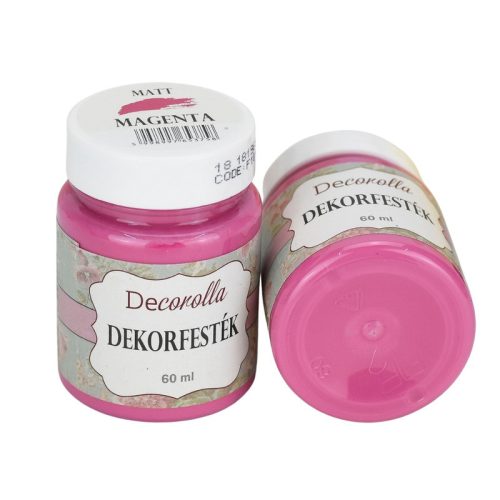 Decorolla matt dekorfesték 60ml magenta
