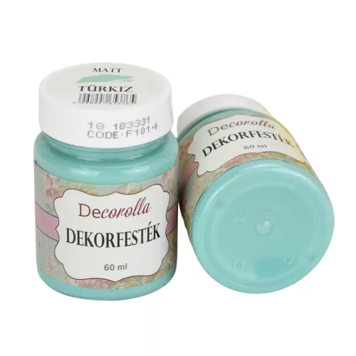 Decorolla matt dekorfesték 60ml türkiz