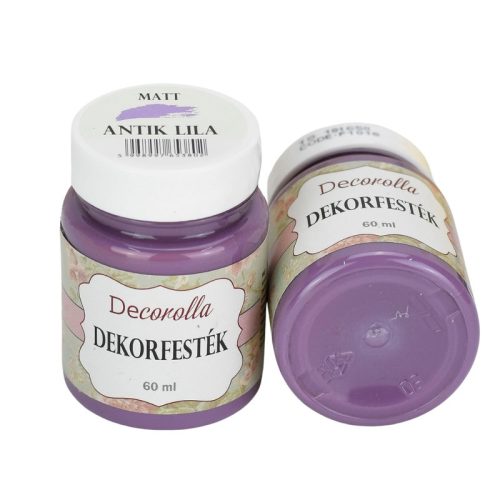 Decorolla matt dekorfesték 60ml antik lila