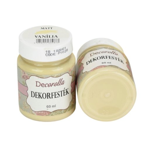 Decorolla matt dekorfesték 60ml vanília