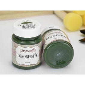 Decorolla matt dekorfesték 60ml fenyőzöld