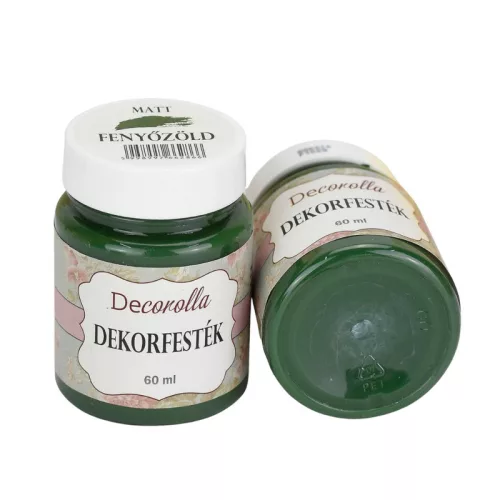 Decorolla matt dekorfesték 60ml fenyőzöld