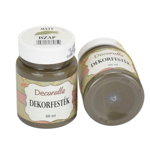 Decorolla matt dekorfesték 60ml iszap