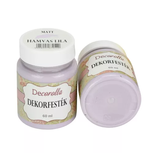 Decorolla matt dekorfesték 60ml  hamvas lila